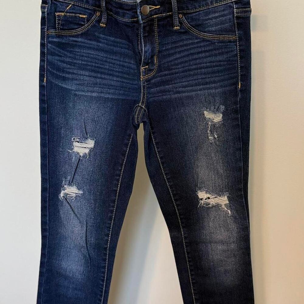 Mossimo navy blue distressed Jeggings